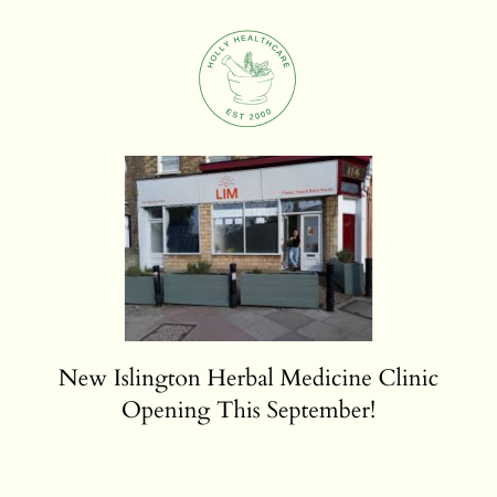 New herbal medicine and Nutritional Therapy clinic opening in Islington
