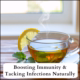 cup of herbal tea to support immune health in spring
